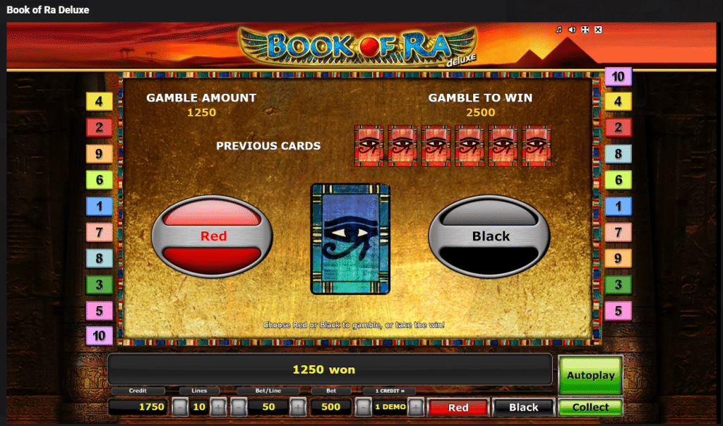 Book of Ra Deluxe - Gamble