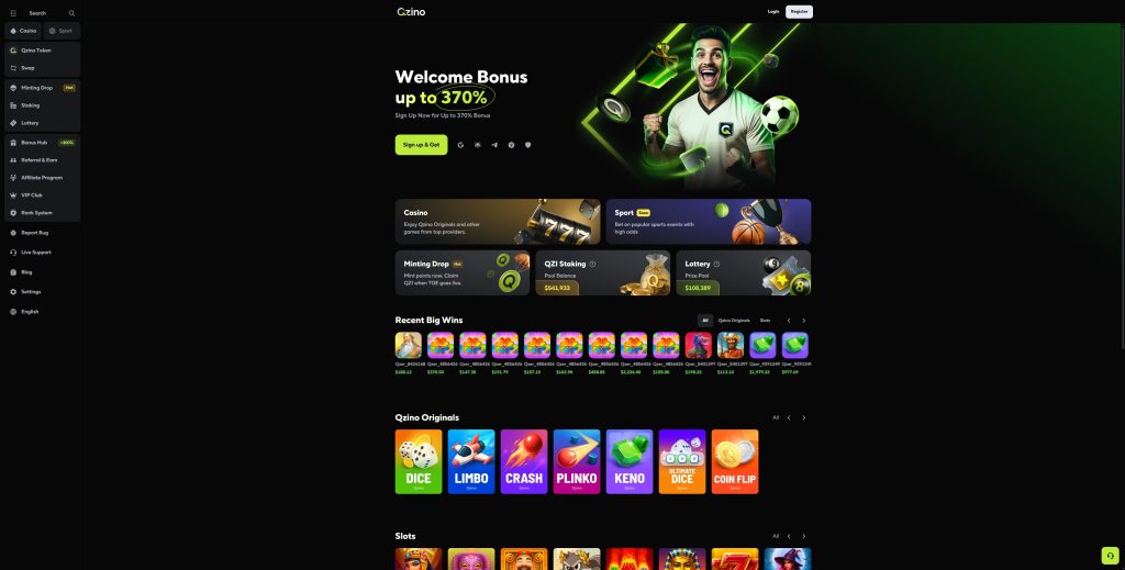 Qzino Website